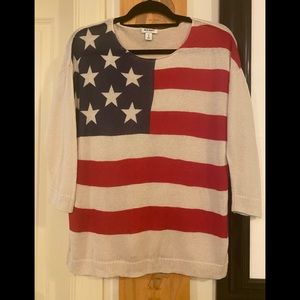 Old Navy - Stars & Stripes light weight Sweater - Size M - worn once